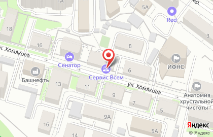 Уральское бюро недвижимости в Верх-Исетском районе на карте