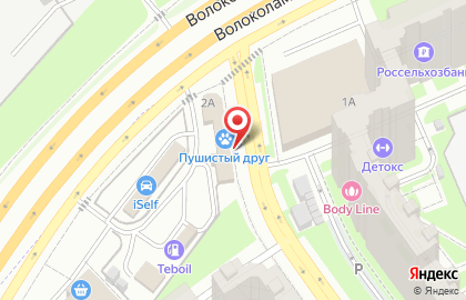 Магазин овощей и фруктов в Москве на карте