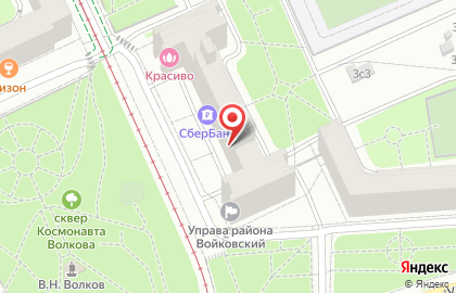 Главстудия на Войковской на карте