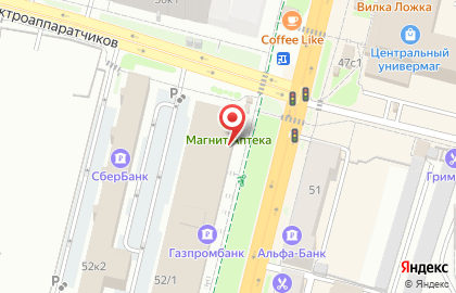 ДелоБанк на улице К.Маркса на карте