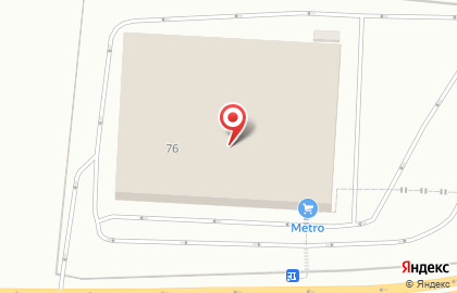 METRO в Челябинске на карте