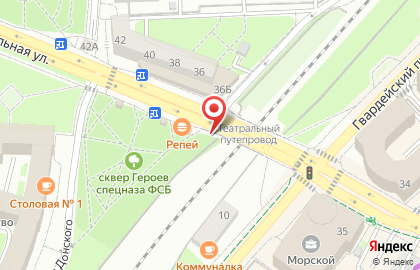 Магазин Тортино на Гвардейском проспекте на карте