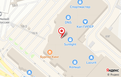 Кофейня Coffee fox в Советском районе на карте