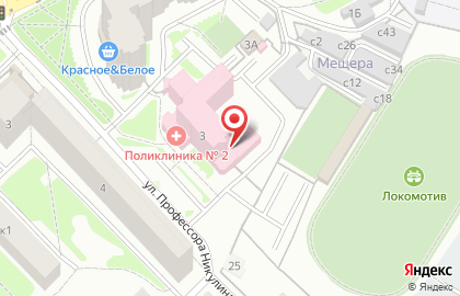 ОАО РОСНО-МС на улице Профессора Никулина на карте
