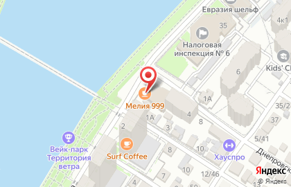 Кондитерская Мелия 999 в Астрахани на карте