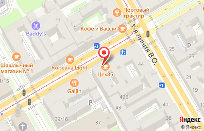 Хванчкара в Василеостровском районе на карте