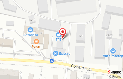 ТГВ Инженерный Сервис на Союзной улице на карте