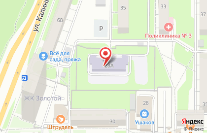 Детский сад №97 на улице Адмирала Ушакова на карте