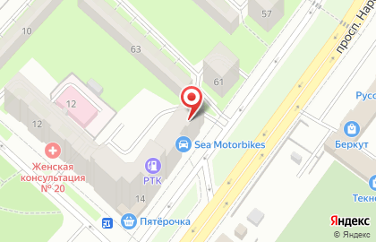 Массажный кабинет в Санкт-Петербурге на карте