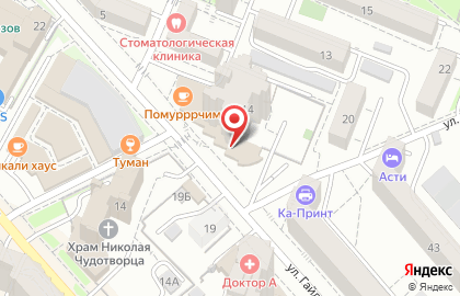 Жук на улице Гайдара на карте