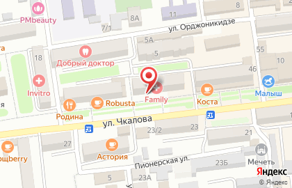 Центр копировальных услуг на улице Чкалова на карте