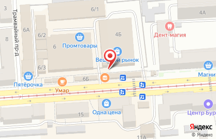 Магазин Морозовский хлеб в Челябинске на карте