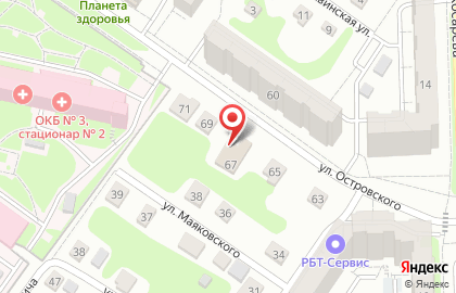 Фирменный магазин разливного пива Кабачок у Шефа в Курчатовском районе на карте