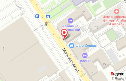 Банкомат ВТБ на Московской улице, 13 на карте