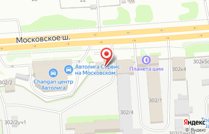 Фолис на Московском шоссе на карте