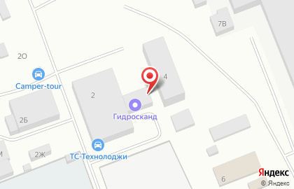 Торгово-сервисная компания Гидросканд в Калининском районе на карте
