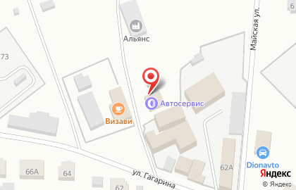 Автосервис в Костроме на карте