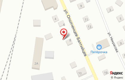 Торговая компания Кром на улице Ополченцев-Балтийцев на карте
