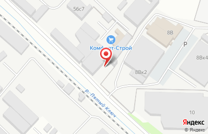 Магазин строительных материалов в Советском районе на карте