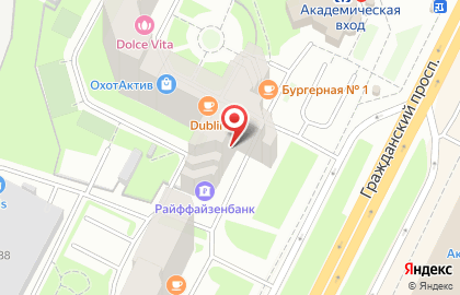 Эротический бутик Подиум Спб в Калининском районе на карте