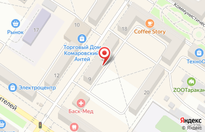 Торговая компания Домовой, торговая компания на улице Комарова на карте