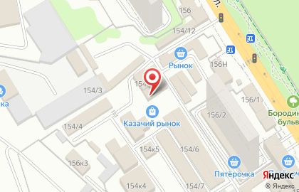 Ни пуха ни пера на Бородинской улице на карте