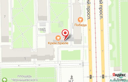 Мособлбанк на площади Чернышевского на карте