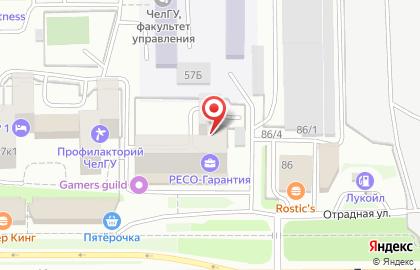 Торгово-учебный центр Виста-Центр на улице Братьев Кашириных на карте