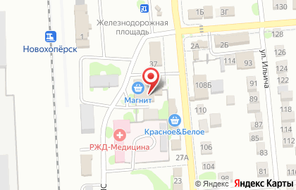 Гипермаркет Магнит в Воронеже на карте