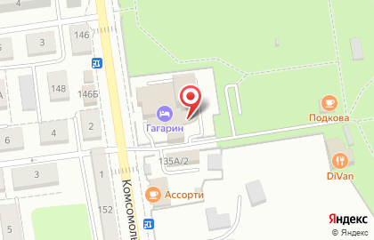 Гостиничный комплекс Гагарин на карте
