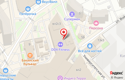 Фитнес-клуб DDX Fitness в Шараповском проезде на карте