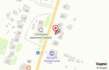 Уютный теплый дом на карте