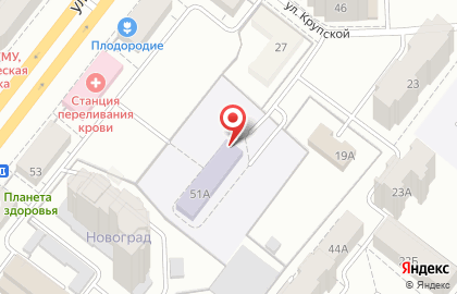 Детский сад №74 на улице Воровского на карте