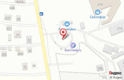 АЗС БНК на Калининградском шоссе на карте