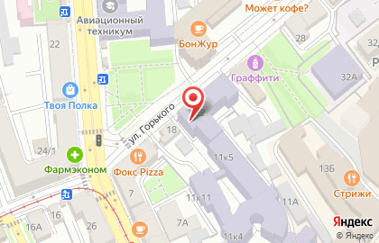 Институт повышения квалификации БГУ на улице Горького на карте