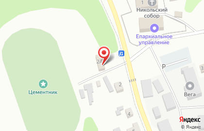 Русь на Элеваторной улице на карте