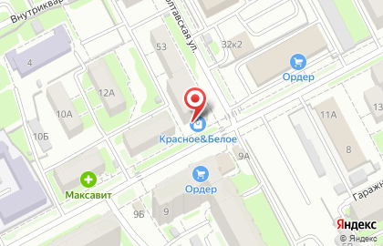 Магазин Красное & Белое на Полтавской улице, 53 на карте