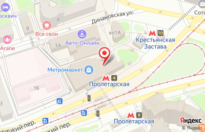 Кафе Шоколадница в Москве на карте