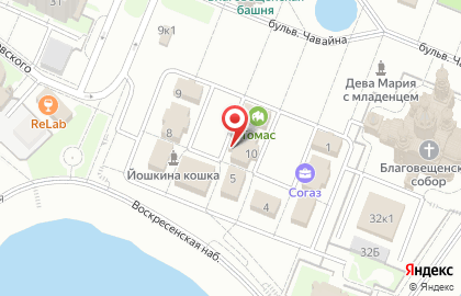 Аптека Марий Эл-Фармация в Йошкар-Оле на карте