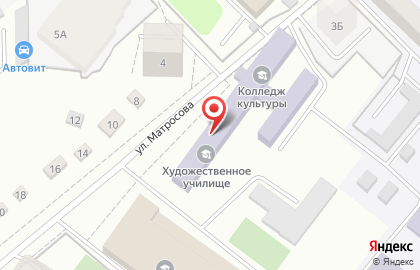 Орловское художественное училище на карте