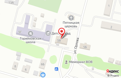 Сельский клуб в Октябрьском районе на карте