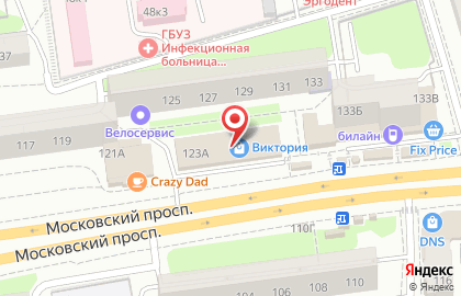 Фирменный магазин нижнего белья MilaVitsa на Московском проспекте на карте