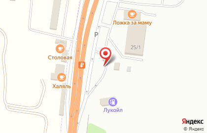 Лукойл на Самарском шоссе в Батайске на карте