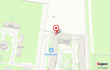 Продуктовый магазин в Санкт-Петербурге на карте