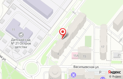 Магазин постельного белья Орхидея на Васильевском проезде на карте