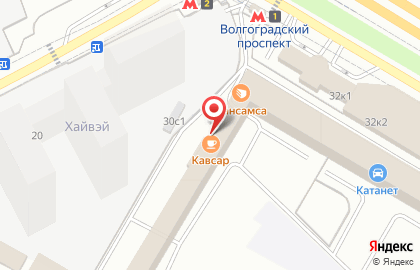 Продуктовый магазин в Москве на карте