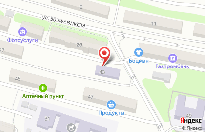 Дом детского творчества в Петропавловске-Камчатском на карте