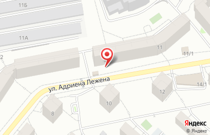 Продуктовый магазин в Новосибирске на карте