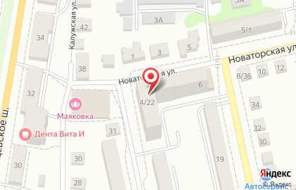 Торговая компания 12В на Новаторской улице на карте