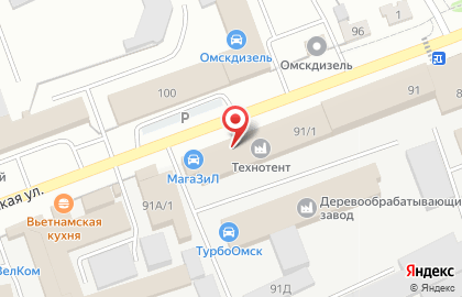 Автомагазин Вазовский на Семиреченской улице на карте